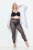 Ulla Popken 837935 Mönstrade strumpleggings Svart - Strumpbyxor & strumpor - 