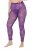 Ulla Popken 837935 Mönstrade strumpleggings Violett - Strumpbyxor & strumpor - 