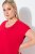 Ulla Popken 839896 Jerseyklänning med strass Rosa - Aftonklänningar - Aftonklänningar för dam i stora storlekar