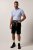 JP1880 Shirt Traditional Short Sleeve Checked Light Blue - Skjortor - Stora skjortor - 2XL-8XL