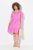 Ulla Popken 840115 Kortärmad jerseyklänning Rosa - Jerseyklänningar - 