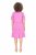 Ulla Popken 840115 Kortärmad jerseyklänning Rosa - Jerseyklänningar - 