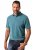 JP1880 Polo Shirt Short Sleeve Pique VIntage Teal - Pikétröjor - Stora pikétröjor - 2XL-8XL