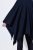 Ulla Popken 841117 Oversize stickponcho med strass Mörkblå - Ponchos & capes - 