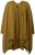 Ulla Popken 841117 Oversize stickponcho med strass Olivgrön - Ponchos & capes - 