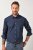 JP1880 Shirt Long Sleeve Kent Collar Navy - Skjortor - Stora skjortor - 2XL-8XL