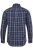 JP1880 Checked Shirt Long Sleeve Kent Collar Anthracite - Skjortor - Stora skjortor - 2XL-8XL