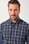 JP1880 Checked Shirt Long Sleeve Kent Collar Anthracite - Skjortor - Stora skjortor - 2XL-8XL