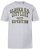 JP1880 T-shirt Short Sleeve Chest Print Grey Melange - T-shirts - Stora T-shirts - 2XL-14XL