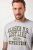JP1880 T-shirt Short Sleeve Chest Print Grey Melange - T-shirts - Stora T-shirts - 2XL-14XL
