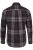 JP1880 Shirt Flannel Long Sleeve Dark Brown - Skjortor - Stora skjortor - 2XL-8XL
