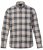 JP1880 Checked Flannel Shirt Long Sleeve Dark Dusty Pink - Skjortor - Stora skjortor - 2XL-8XL