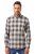 JP1880 Checked Flannel Shirt Long Sleeve Dark Dusty Pink - Skjortor - Stora skjortor - 2XL-8XL