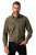 JP1880 Denim Shirt Long Sleeve Olive Green - Skjortor - Stora skjortor - 2XL-8XL