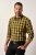 JP1880 Checked Shirt Long Sleeve Kent Collar Curry - Skjortor - Stora skjortor - 2XL-8XL