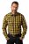JP1880 Checked Shirt Long Sleeve Kent Collar Curry - Skjortor - Stora skjortor - 2XL-8XL
