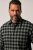 JP1880 Checked Flannel Shirt Long Sleeve Eucalyptus Green - Skjortor - Stora skjortor - 2XL-8XL
