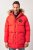 JP1880 Parka Quilted Faux Fur Hood Red - Jackor - Stora jackor - 2XL-12XL