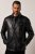JP1880 Leather Jacket Finest Lamb Nappa Black - Jackor - Stora jackor - 2XL-12XL