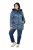 Ulla Popken 842013 Täckjacka Denimblå - Jackor - Damjackor i stora storlekar