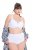 Ulla Popken 842435 Trosor med hög midja 3-pack Vit - Trosor - 