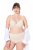 Ulla Popken 842435 Trosor med hög midja 3-pack Beige - Trosor - 