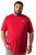 Men+ 500 T-shirt Indigo Blue Denim Mörkröd - T-shirts - Stora T-shirts - 2XL-14XL