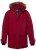 Men+ 619 Funktionsparkas med fuskpäls på huvan Vinröd - Jackor - Stora jackor - 2XL-12XL