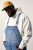 JP1880 842648 Hängselbyxor i jeans med vid passform Denimblå - Jeans & byxor - Stora Jeans och Stora Byxor