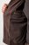 JP1880 Jacket Buffed Nubuck Lamb Leather Brown - Jackor - Stora jackor - 2XL-12XL