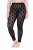Ulla Popken 842886 Mönstrade strumpleggings Svart - Strumpbyxor & strumpor - 
