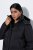 Ulla Popken SYMPATEX Triple Function Coat Black - Kappor - Kappor i stora storlekar