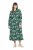 Ulla Popken 843496 Mönstrad sweatklänning Korall - Sweatklänningar - 