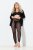 Ulla Popken 844970 Mönstrade strumpleggings Svart - Strumpbyxor & strumpor - 