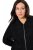 Ulla Popken 845262 Teddyjacka Svart - Jackor - Damjackor i stora storlekar