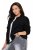 Ulla Popken 845262 Teddyjacka Svart - Jackor - Damjackor i stora storlekar