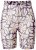 Ulla Popken 845285 Blommiga skavskyddsshorts Svart - Skavskyddsshorts - 