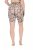 Ulla Popken 845285 Blommiga skavskyddsshorts Svart - Skavskyddsshorts - 