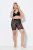 Ulla Popken 845290 Blommiga skavskyddsshorts med spets Svart - Skavskyddsshorts - 