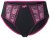 Ulla Popken 845885 Blommiga trosor med spets Rosa - Trosor - 