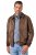 JP1880 846200 Bomberjacka i mockaimitation Mörkbrun - Jackor - Stora jackor - 2XL-12XL