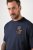 JP1880 846657 T-shirt bellyfit med emblem Mörkblå TALL - TALL T-shirts - T-Shirts för Långa Män