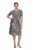 Ulla Popken 848137 Djurmönstrad paljettklänning Beige - Aftonklänningar - Aftonklänningar för dam i stora storlekar