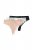 Ulla Popken 848522 Stringtrosor med spets 3-pack Svart - Trosor - 