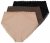 Ulla Popken 848803 Trosor med spets 3-pack Svart - Trosor - 