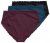 Ulla Popken 848803 Trosor med spets 3-pack Vinröd - Trosor - 