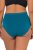 Ulla Popken 848803 Trosor med spets 3-pack Petrol - Trosor - 