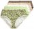Ulla Popken 848810 Djurmönstrade trosor 5-pack Taupe - Trosor - 