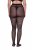 Ulla Popken 849049 Randiga strumpbyxor 40 den Svart - Strumpbyxor & strumpor - 