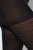 Ulla Popken 849050 Rutiga strumpbyxor Svart - Strumpbyxor & strumpor - 